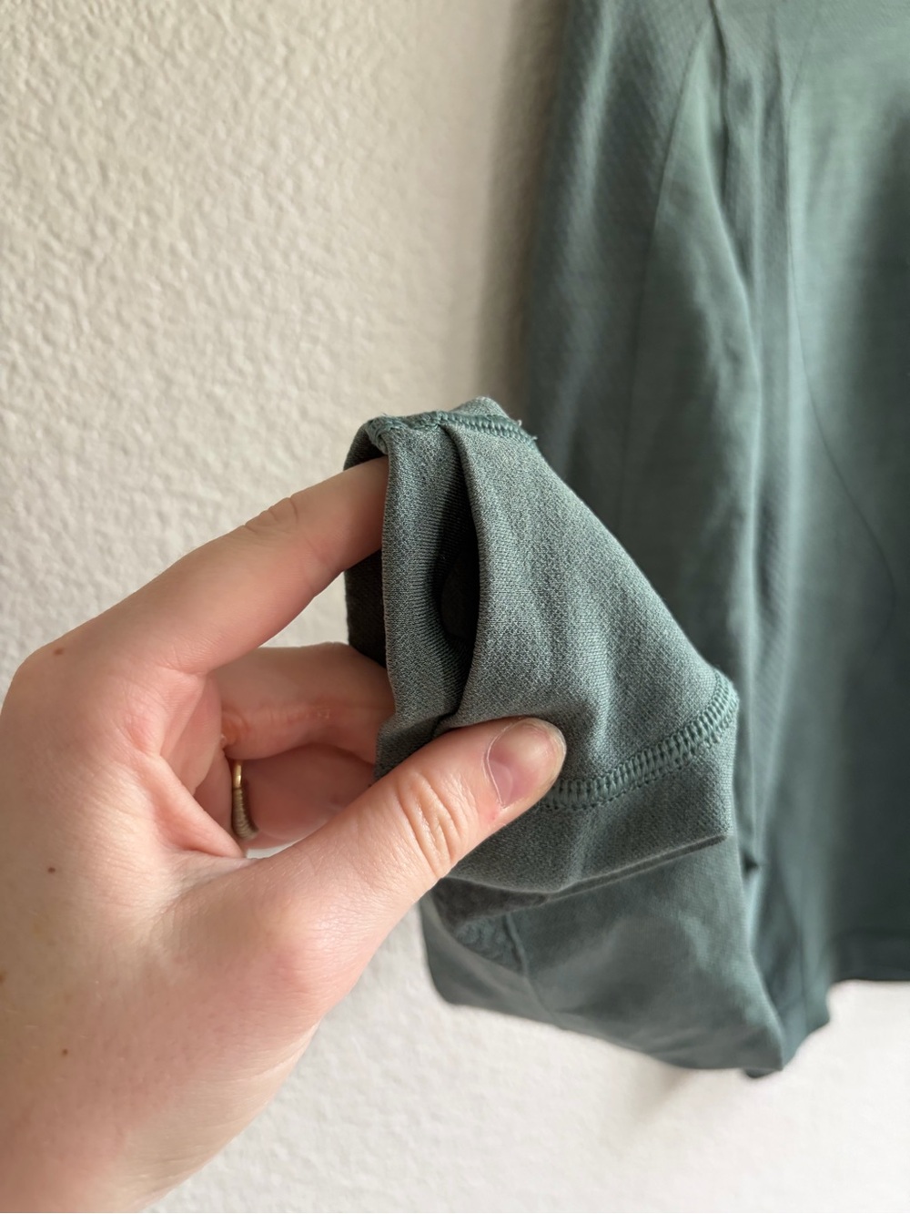 lululemon athletica Half-Zip Mock Neck Pullover in Sage - Picture 4 of 9